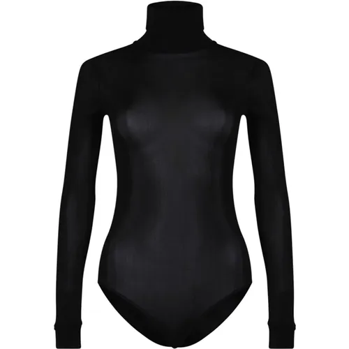 Bodysuit with Roll Neck , female, Sizes: XS, S - Maison Margiela - Modalova