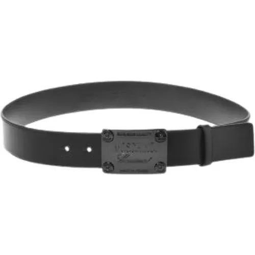 S Leather Belt , male, Sizes: S - Moschino - Modalova