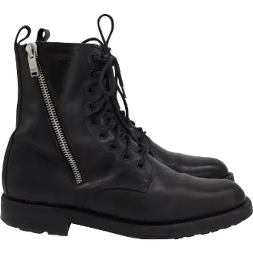 Pre-owned Leather boots , female, Sizes: 8 UK - Saint Laurent Vintage - Modalova