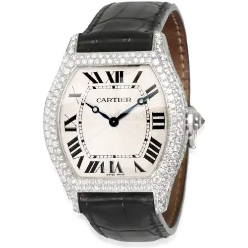 Pre-owned White Gold watches , female, Sizes: ONE SIZE - Cartier Vintage - Modalova