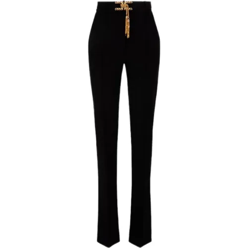 Elegante Leggings mit Hoher Taille , Damen, Größe: L - Elisabetta Franchi - Modalova