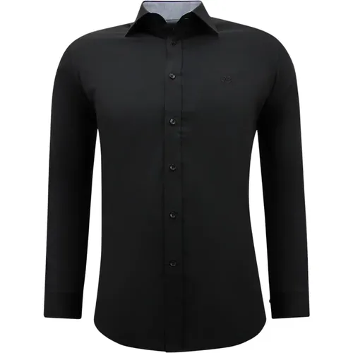 Business shirt for men - Blouse with slim fit and stretch , male, Sizes: M, S, 3XL, 2XL - Gentile Bellini - Modalova