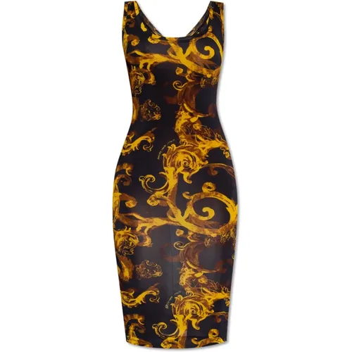 Slip dress , female, Sizes: XS - Versace Jeans Couture - Modalova