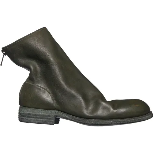 Stiefel mit hinterem Reißverschluss - Guidi - Modalova