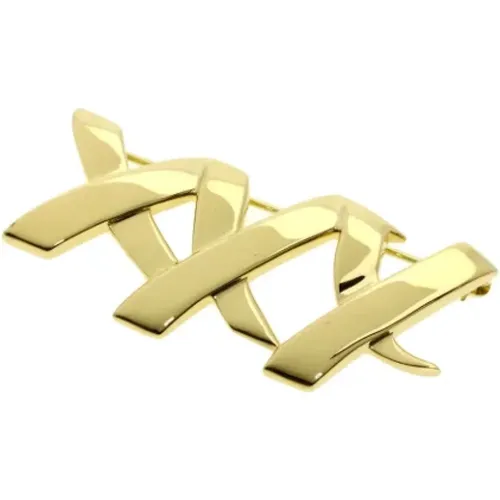 Pre-owned Gold brooches , female, Sizes: ONE SIZE - Tiffany & Co. Pre-owned - Modalova