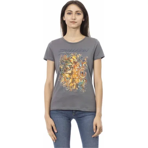 Kleidung T-Shirt , Damen, Größe: M - Trussardi - Modalova