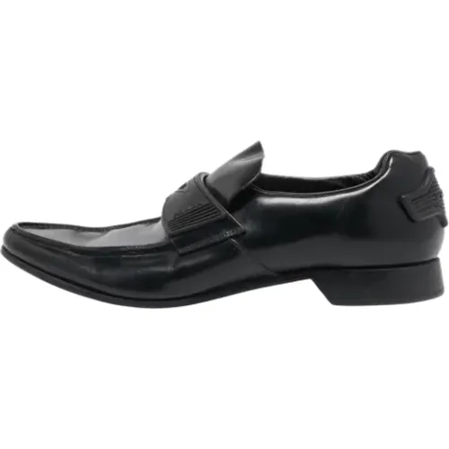 Pre-owned Leather flats , female, Sizes: 7 1/2 UK - Prada Vintage - Modalova