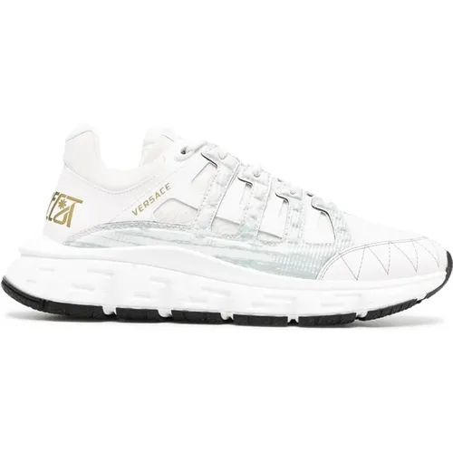 Trigreca Niedrige Sneakers , Herren, Größe: 39 EU - Versace - Modalova