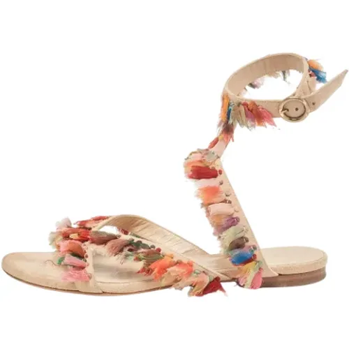 Pre-owned Wildleder sandals , Damen, Größe: 36 EU - Chloé Pre-owned - Modalova