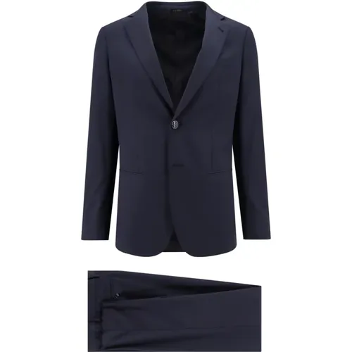 Blazer Suit with Classic Lapel , male, Sizes: 2XL - Giorgio Armani - Modalova