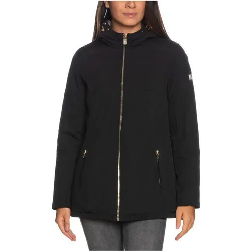 Tech Hoodie Medium Length Jacket , female, Sizes: S - YES ZEE - Modalova