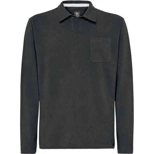 Baumwoll-Piqué-Poloshirt , Herren, Größe: 2XL - Boggi Milano - Modalova