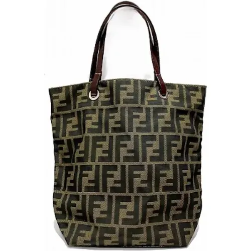 Pre-owned Canvas handbags , female, Sizes: ONE SIZE - Fendi Vintage - Modalova