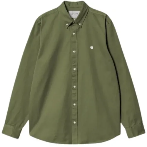 Madison Button Down Shirt , male, Sizes: L - Carhartt WIP - Modalova