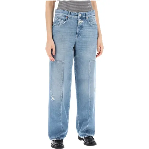 Nikka jeans with patches , female, Sizes: W26, W27, W25, W28 - closed - Modalova