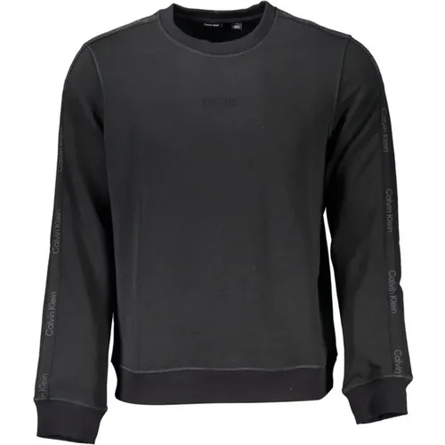 Sports Long Sleeve Sweater with Contrast Details and Logo , male, Sizes: 2XL, XL, M - Calvin Klein - Modalova