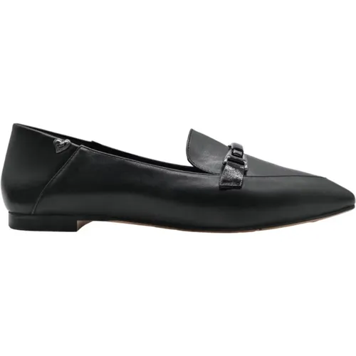 Klassische Schwarze Loafers , Damen, Größe: 35 EU - Braccialini - Modalova