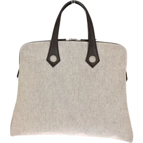 Pre-owned Cotton handbags , female, Sizes: ONE SIZE - Hermès Vintage - Modalova
