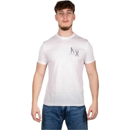 Weißes Archimede Herren T-Shirt - Armani Exchange - Modalova