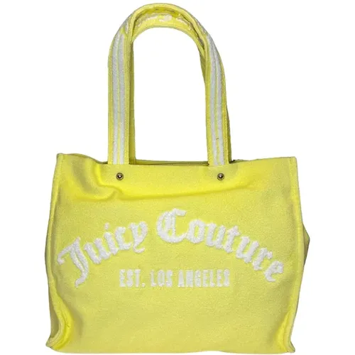 Towelling Shopper Bag , female, Sizes: ONE SIZE - Juicy Couture - Modalova