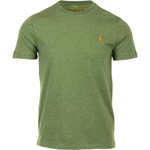 Grüne T-Shirts und Polos , Herren, Größe: M - Ralph Lauren - Modalova