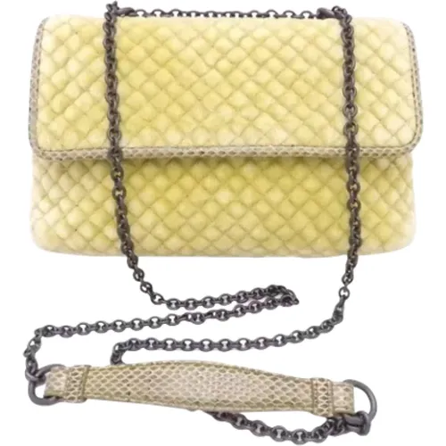 Pre-owned Leather shoulder-bags , female, Sizes: ONE SIZE - Bottega Veneta Vintage - Modalova