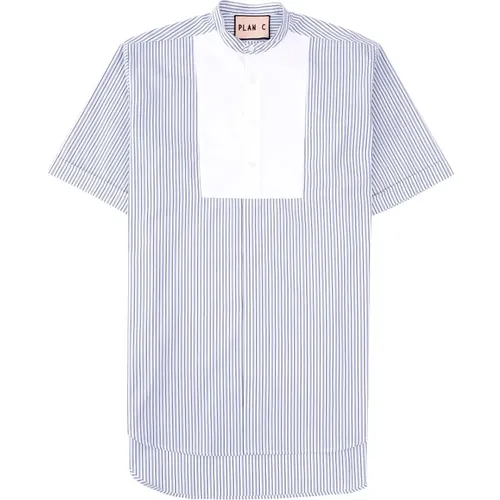 Striped Shirt Popeline , Damen, Größe: XS - Plan C - Modalova