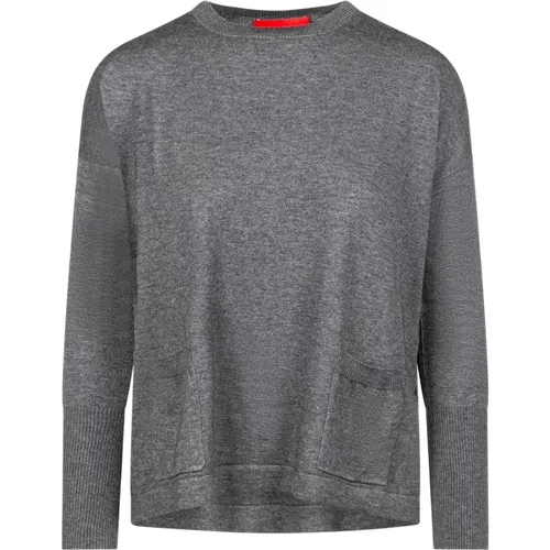 Graue Cashmere Pullover , Damen, Größe: M - Wild Cashmere - Modalova