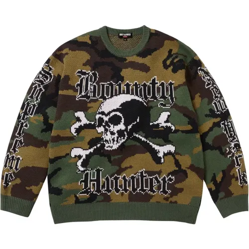 Limitierte Auflage Bounty Hunter Sweater Camo , Herren, Größe: XL - Supreme - Modalova