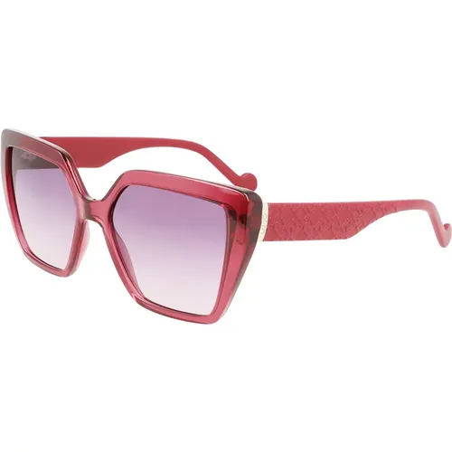 Rote Sonnenbrille Lj757S-602 , Damen, Größe: 55 MM - Liu Jo - Modalova