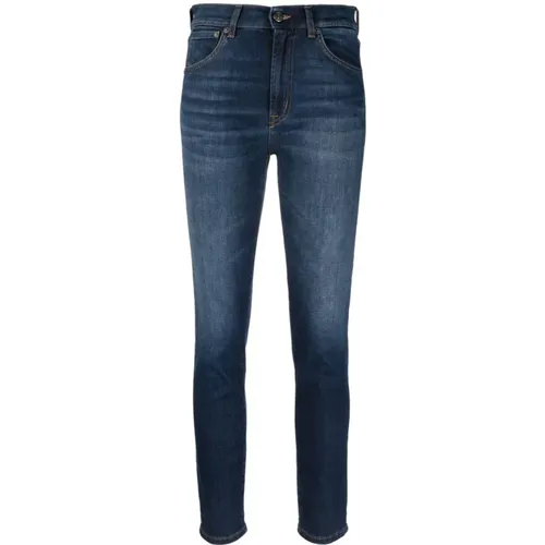 High-Waisted Skinny Jeans , female, Sizes: W28 - Dondup - Modalova