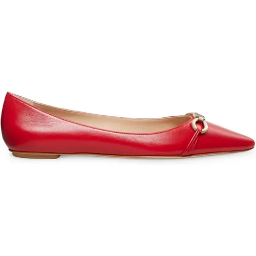 Zeitlose Eleganz: Emilia SW Signature Flat , Damen, Größe: 36 1/2 EU - Stuart Weitzman - Modalova