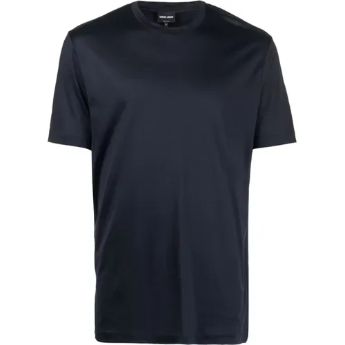 Elegant Men's T-Shirt , male, Sizes: 2XL - Giorgio Armani - Modalova