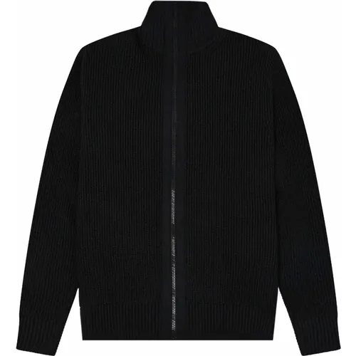 Dunkelblauer Herren Cardigan , Herren, Größe: M - Hugo Boss - Modalova