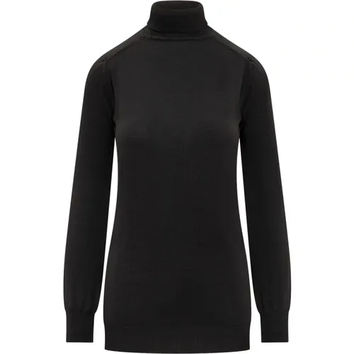 Merino Turtleneck Sweater , Damen, Größe: S - CALCATERRA - Modalova