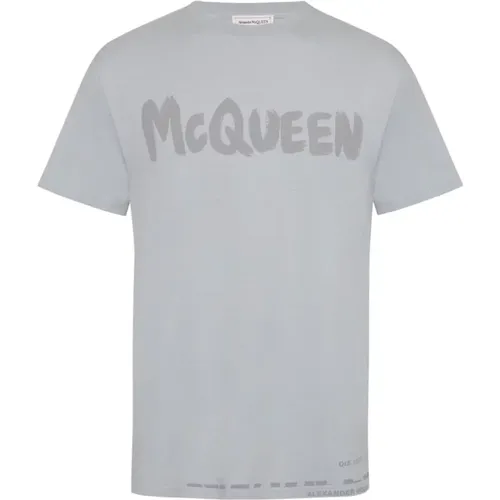 T-Shirts , Herren, Größe: L - alexander mcqueen - Modalova