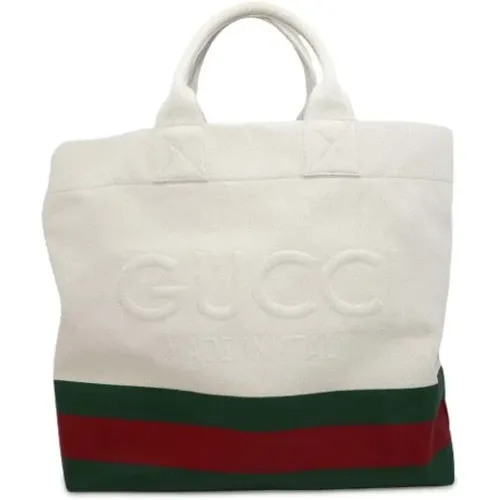 Pre-owned Canvas gucci-bags , female, Sizes: ONE SIZE - Gucci Vintage - Modalova