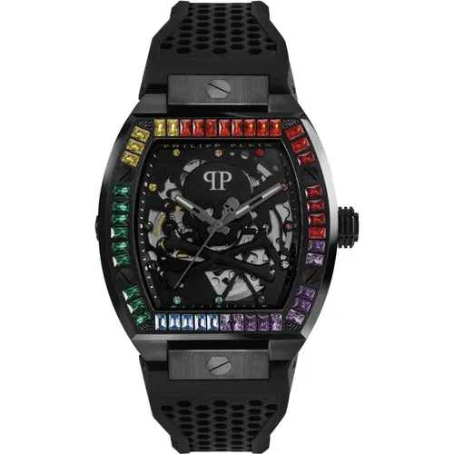 Automatic Men's Watch The $keleton Rainbow , male, Sizes: ONE SIZE - Philipp Plein - Modalova