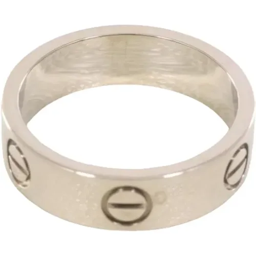 Pre-owned White Gold rings , female, Sizes: ONE SIZE - Cartier Vintage - Modalova