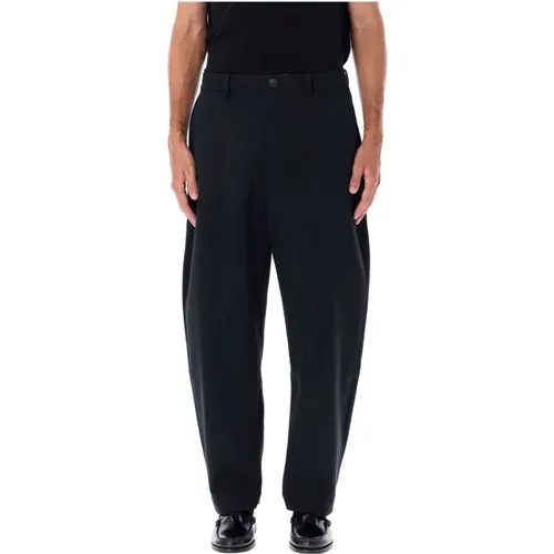 Dunkelblaue Tapered Fit Hose , Herren, Größe: XL - Studio Nicholson - Modalova