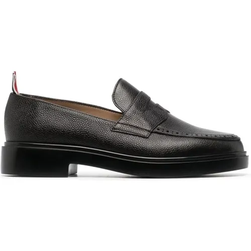 Classic Leather Moccasin , female, Sizes: 6 UK, 3 UK, 5 UK, 4 UK - Thom Browne - Modalova