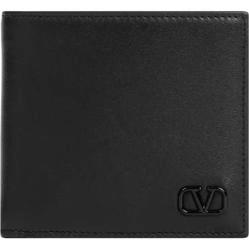 Calf Leather Billfold Wallet , male, Sizes: ONE SIZE - Valentino Garavani - Modalova