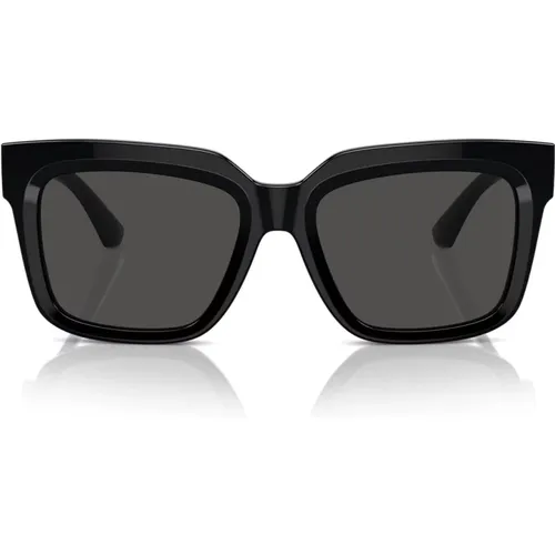Square Sunglasses Dark Grey Lenses , unisex, Sizes: 54 MM - Burberry - Modalova