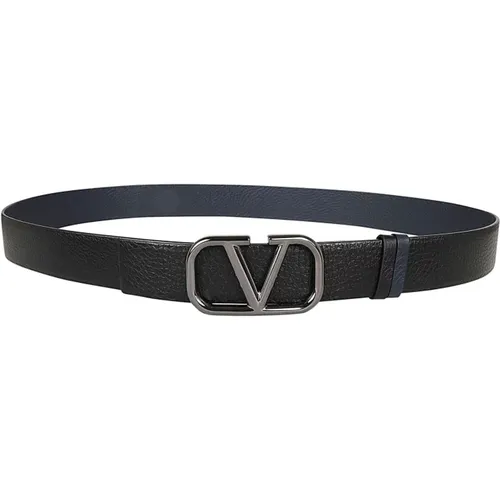 Reversible VLogo Signature Belt , male, Sizes: 115 CM, 100 CM, 110 CM - Valentino Garavani - Modalova