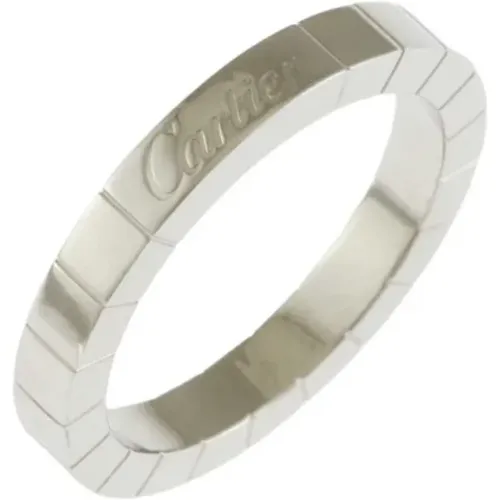 Pre-owned White Gold rings , female, Sizes: ONE SIZE - Cartier Vintage - Modalova