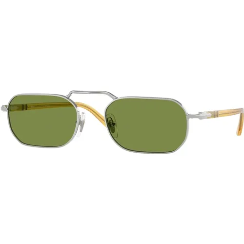 Stilvolle Sonnenbrille in Blauton , unisex, Größe: 57 MM - Persol - Modalova