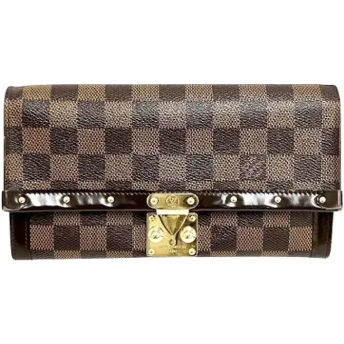 Pre-owned Canvas wallets , female, Sizes: ONE SIZE - Louis Vuitton Vintage - Modalova