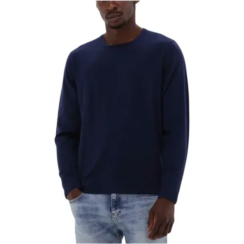 Superior Wool Crew Neck Sweater , Herren, Größe: XL - Calvin Klein - Modalova