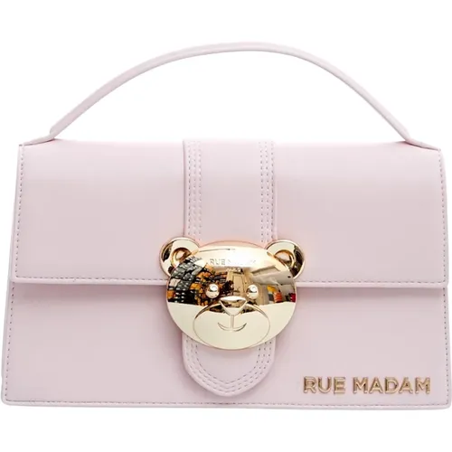 Rosa Teddy Schultertasche - Rue Madame - Modalova