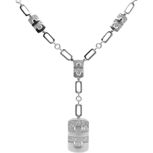 Pre-owned Metal necklaces , female, Sizes: ONE SIZE - Bvlgari Vintage - Modalova